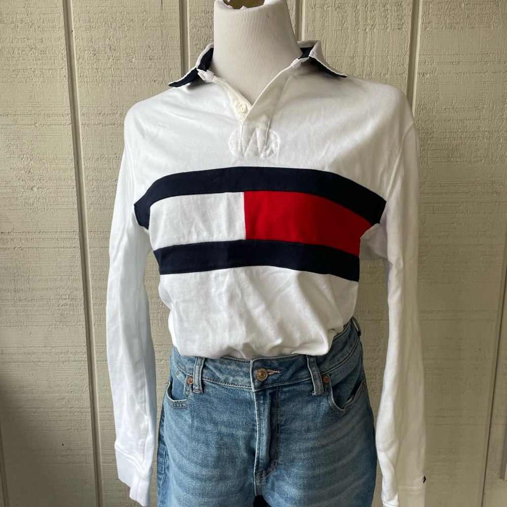 Tommy Hilfiger Small Long Sleeve Logo Polo